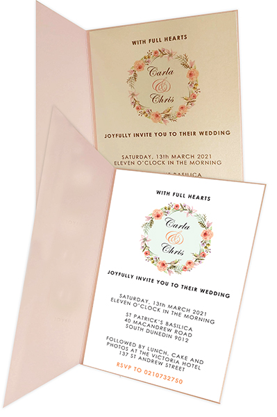 Wedding invitation Wedding invitation inside