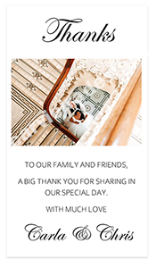 Wedding stationery Wedding Thank you cards